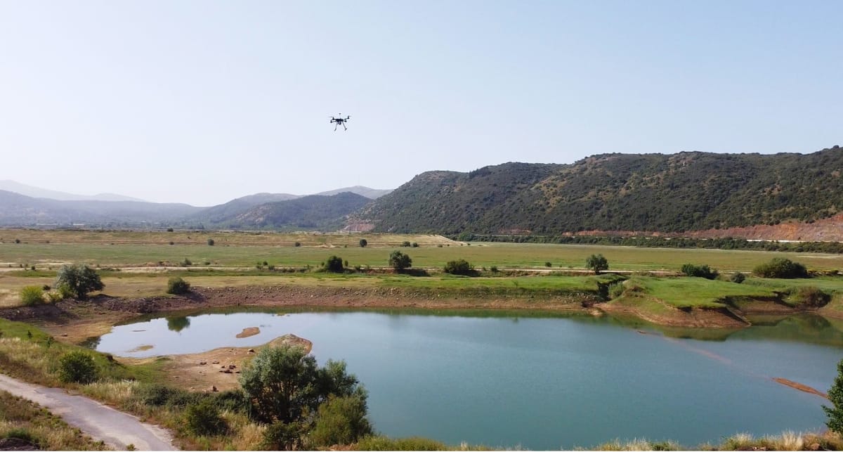 Drones Over the Taka Lake