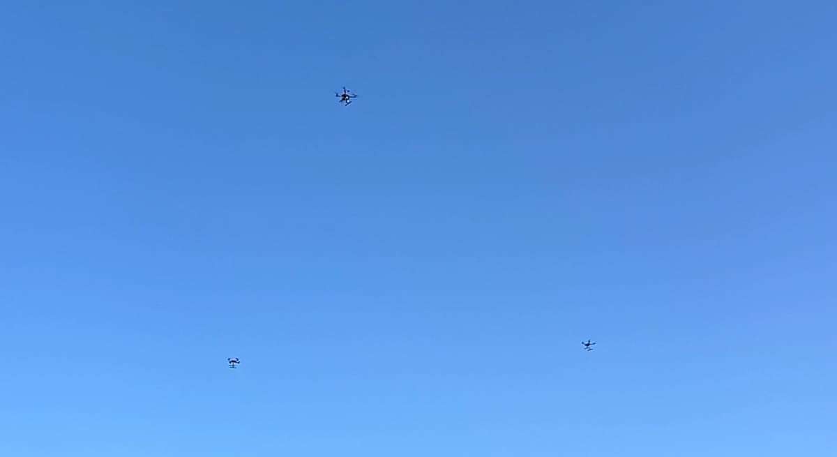 Three Drones Swarm