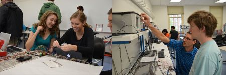 Students in lab