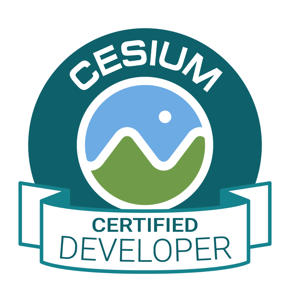 Cesium Certified Developer Badge